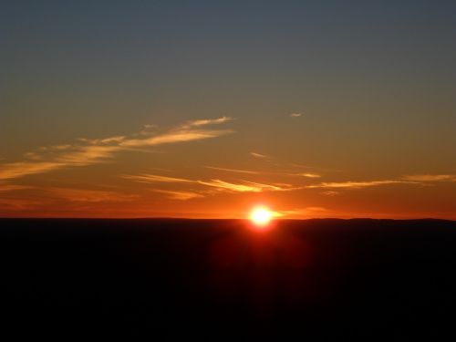Saulėlydis Namībia, Saulėlydis, Žiemos Namibia