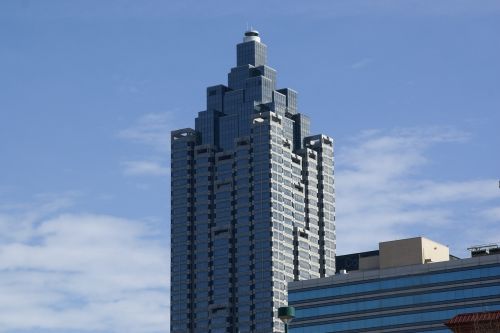 Suntrust Plaza,  Atlanta,  Gruzija,  Pastatas,  Dangoraižis,  Šiuolaikiška,  Architektūra,  Bokštas