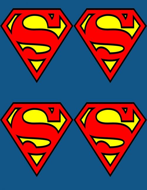 Supermenas, Logotipas, Laiškas, S, Stilius, Raudona, Geltona, Vėliavos, Apdaila