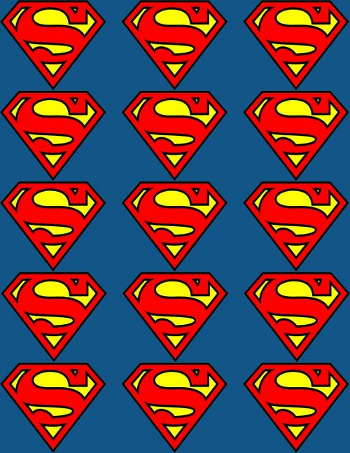 Supermenas, Logotipas, Laiškas, S, Stilius, Raudona, Geltona, Vėliavos, Apdaila