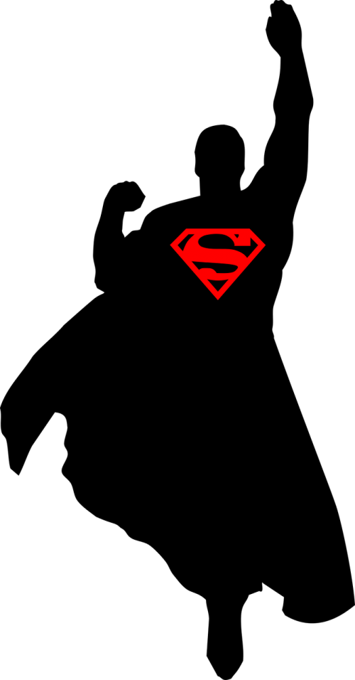 Supermenas,  Super Herojai,  Nemokama Vektorinė Grafika,  Be Honoraro Mokesčio