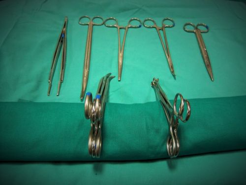 Įrankiai,  Žalias,  Instrumentai,  Nerūdijantis & Nbsp,  Plienas,  Chirurgija,  Chirurginiai Instrumentai