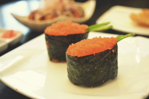 Sushi, Valgymas, Vakarienė