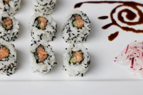 Sushi, Japonų Maistas, Japanese, Kartu, Maistas, Rytietiškas, Gastronomija, Lašiša