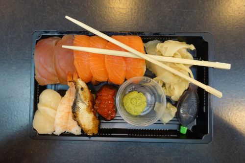 Sushi, Sashimi, Sojų Padažas, Japonų Maistas, Gatvės Maistas, Pietūs, Vakarienė, Valgyti
