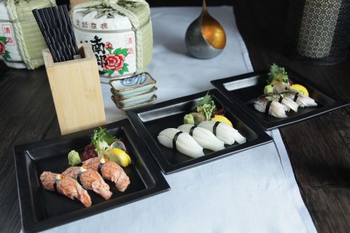 Sushi, Sashimi, Japonų Maistas, Jūros Gėrybės, Žuvis, Ryžiai, Roll, Asian, Virtuvė