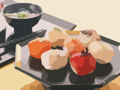 Sushi, Japanese, Maistas, Japonų Maistas, Asian, Nemokama Vektorinė Grafika