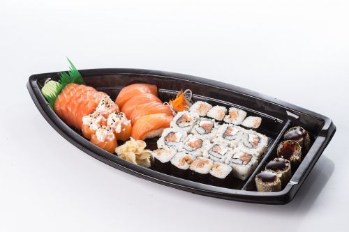 Sushi, Japonų Maistas, Lašiša