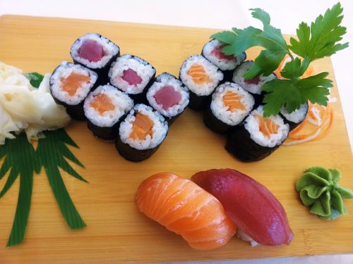 Sushi, Žuvis, Asija