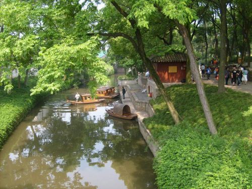 Vandens Kelias,  Kanalas,  Vanduo,  Kraštovaizdis,  Suzhou,  Sudžou Vandens Kelias