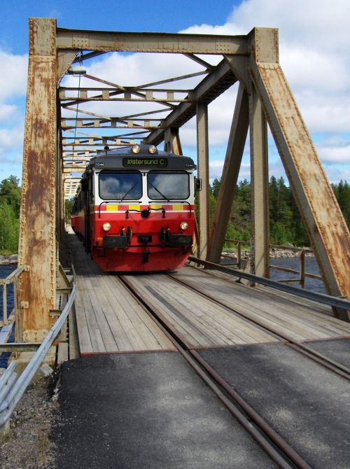 Švedija, Vidaus Geležinkelis, Geležinkelio Tiltas, Traukinys