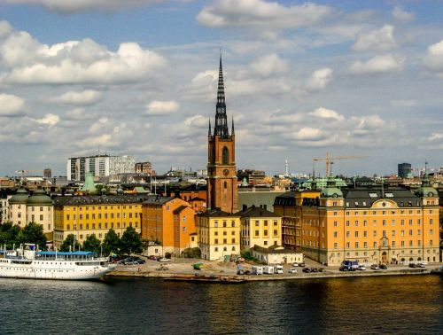 Švedija, Stockholm, Miestas, Pastatas, Architektūra, Turizmas, Kelionė, Valtys