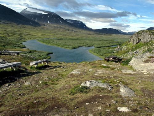 Švedija, Laplandas, Kungsleden, Kalnai, Žygiai, Pasivaikščiojimas, Šventė, Fjell, Kraštovaizdis, Geras Vaizdas