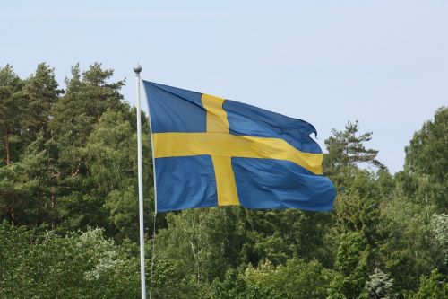 Švedijos Vėliava, Švedijos Vėliava, Geltona Ir Mėlyna, Vėliava