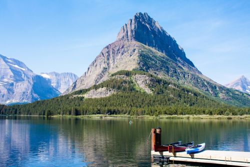 Greitas Dabartinis Ežeras, Ledynas, Panoraminis, Montana, Ežeras, Ledynas Nacionalinis Parkas, Kalnai