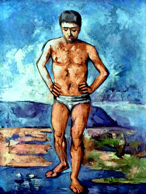 Plaukikas, Cezanne, Paul Cezanne, Aliejus Ant Drobės, Metropolijos Muziejus