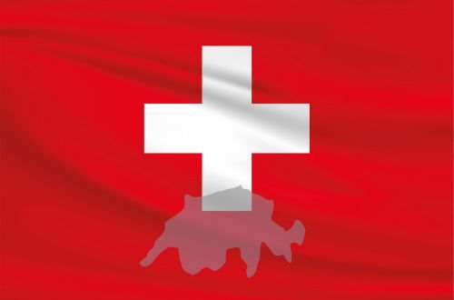 Šveicarija, Vėliava, Reklama, Raudona, Balta, Kirsti, Žemėlapis, Kontūrai