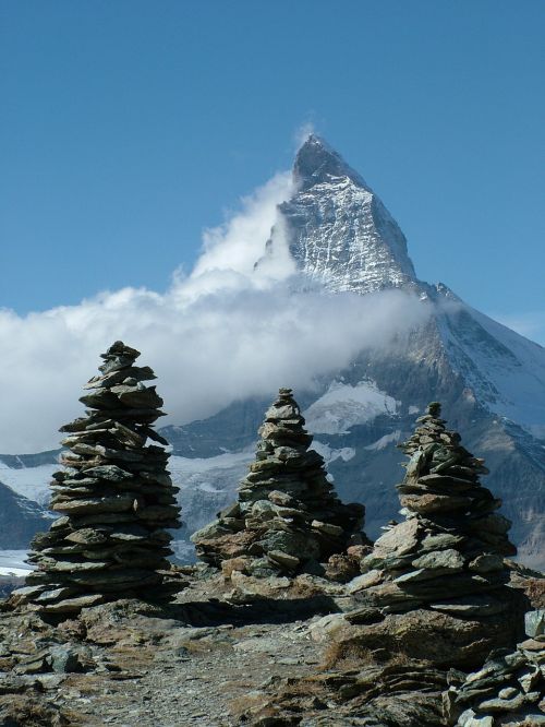 Šveicarija, Valais, Kalnai, Matterhorn