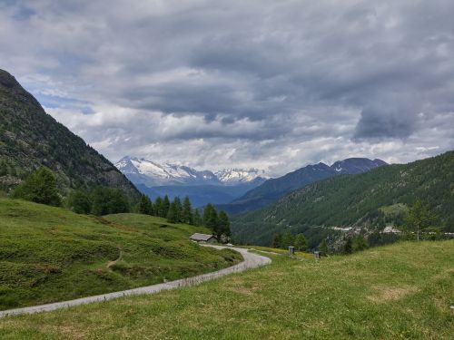 Šveicarija, Europa, Alpės, Kraštovaizdis, Lietingą, Dangus