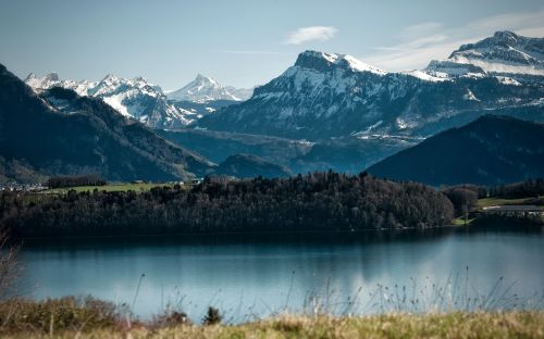 Šveicarija, Alpių, Ežeras