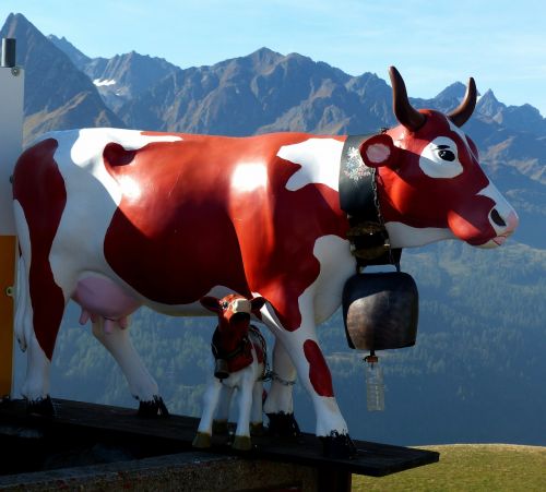 Šveicarija, Gautaardas, Karvė, Pieno Karvė, Dirbtinis, Statula, Figūra