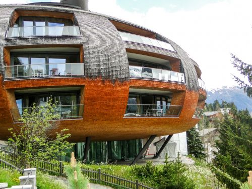Šveicarija, Architektūra, St Moritz, Namai