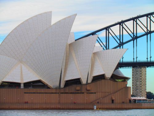 Sidnėjus, Australia, Sidnėjaus Operos Rūmai, Opera, Namas, Architektūra, Pastatas, Uostas, Uostas, Orientyras, Tiltas, Sidnėjaus Uosto Tiltas, Kranto