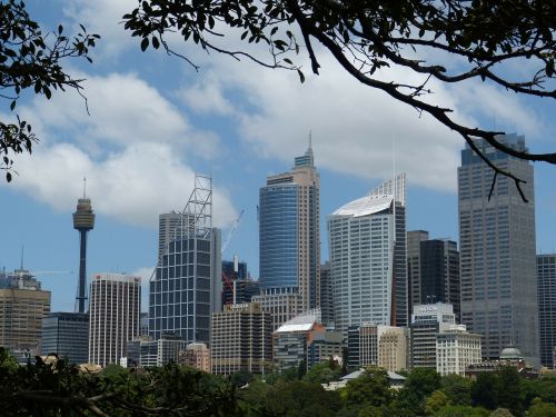 Sidnėjus, Australia, Miestas, Dangoraižis, Dangoraižiai, Namai, Architektūra, Fasadas, Bokštas, Tv Bokštas