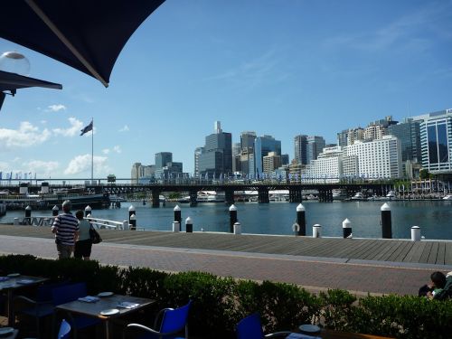 Sidnėjus, Uostas, Miestas, Australia, Peer, Panorama