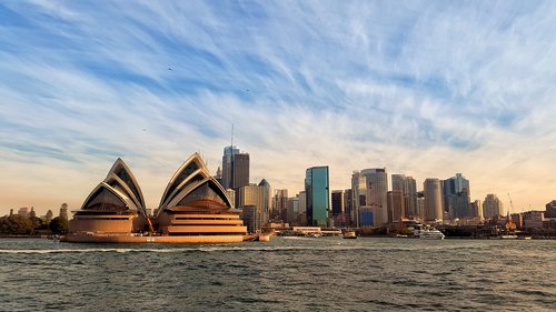 Sidnėjus,  Operos Teatras,  Australija,  Architektūra,  Statyba,  Sunrise,  Skyline,  Miestovaizdis,  Miestas,  Modernus,  Dangoraižis,  Opera