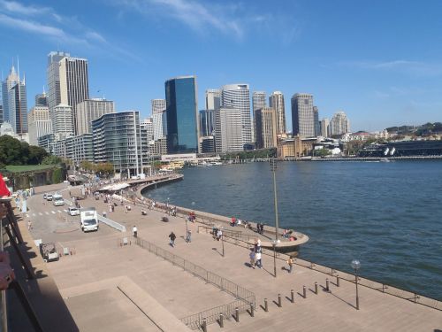 Sidnėjaus Uostas, Sydnes Panorama, Sidnėjaus Aukštybiniai Pastatai, Dangoraižis, Australia