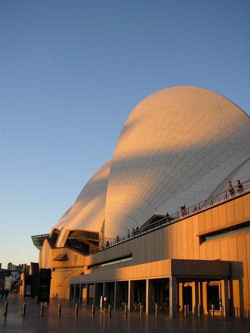 Sidnėjaus Operos Rūmai, Saulėlydis, Australia, Sidnėjus, Uostas, Orientyras
