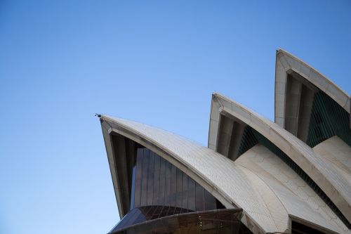 Sidnėjaus Operos Rūmai, Australia, Pastatas, Architektūra, Stogas, Mėlynas, Dangus