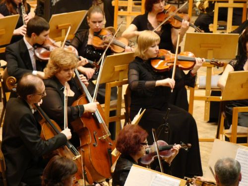 Simfoninis Orkestras, Koncertas, Filharmonijos Salė, Muzika, Smuikas, Violončelė, Styginiai Instrumentai