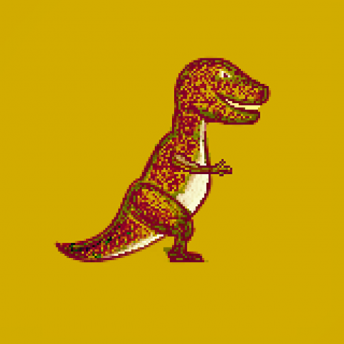 T-Rex, Dinozauras, Animacinis Filmas, Pikselis, Pikselių Menas, Piešimas, Rex