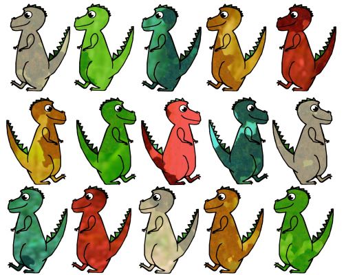 T,  Rex,  T-Rex,  Trex,  Tyrannosaurus,  Dino,  Dinozauras,  Ropliai,  Klipas,  Menas,  Iliustracija,  Animacinis Filmas,  Charakteris,  Žalias,  Mėlynas,  Raudona,  Pilka,  T Rex Modelis