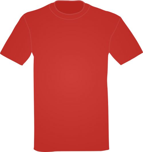 T-Shirt, Marškinėliai, Raudona, Apranga, Nemokama Vektorinė Grafika