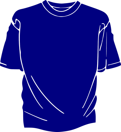 T-Shirt, Marškinėliai, Apranga, Mėlynas, Nemokama Vektorinė Grafika