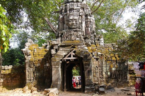 Ta Som Temple, Šventykla, Kelionė, Senovinis, Senas, Gražus, Angkor Wat, Siem Grižti, Kambodža, Asija, Senovės, Architektūra, Khmer, Sugadinti, Budizmas, Akmuo, Religija, Turizmas, Unesco, Paveldas, Angkor, Turistinis