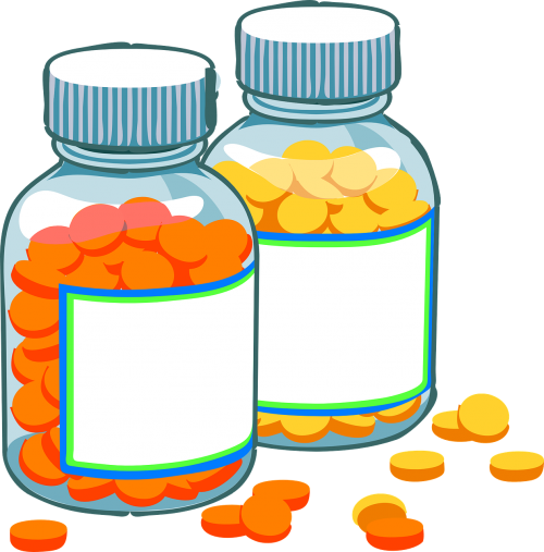 Tabletės, Tabletes, Narkotikai, Vaistas, Oranžinė, Geltona, Medicinos, Medicina, Vaistinė, Farmacijos, Receptas, Chemikas, Nemokama Vektorinė Grafika