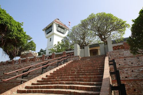 Tainan, Ping An, Fort Zeelandia, Laiptai, Pastatas, Bokštas