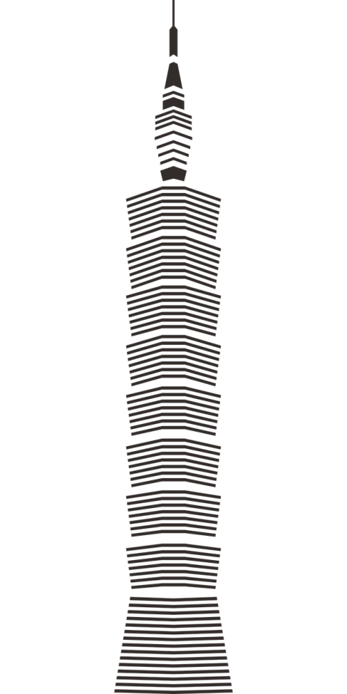 Taipei 101, Taivanas, Vektorius, Nemokama Vektorinė Grafika