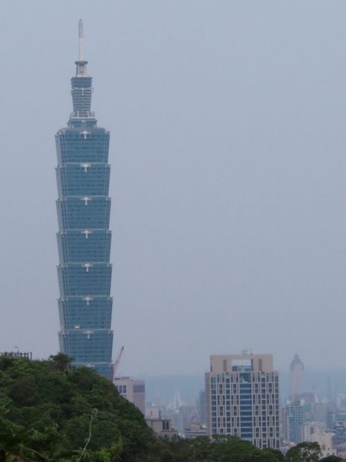Taipei 101, Orientyrai, Dangoraižis, Komercinis Pastatas, Miestas, Rūkas, Miesto Kraštovaizdis, Aukštas, Šiuolaikiška, Statyba
