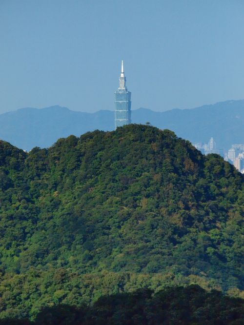 Taipei & Nbsp,  101,  Kalnas,  Kalnas,  Taipei 101 Nuo 25 Km
