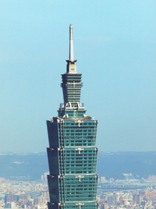 Taipei & Nbsp,  101,  Taipei & Nbsp,  Miestas,  Dangoraižis,  Architektūrinė & Nbsp,  Detalė,  Taipei 101 Viršuje