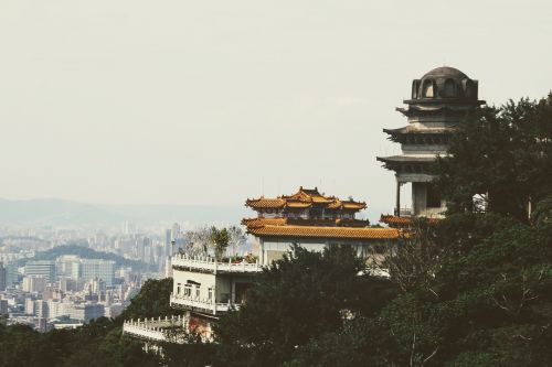 Taivanas, Taipei, 101, Taipei 101, Vaizdas, Miestas, Perspektyva, Arbatos Namai