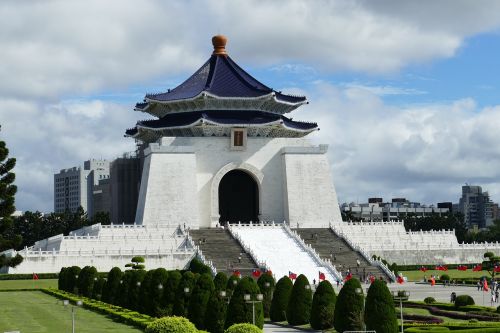 Taivanas, Asija, Taipei, Kapitalas, Cenotafas, Šventykla, Parkas, Laiptai