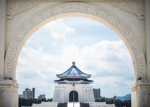 Taivanas, Taipei, Architektūra, Kelionė, Miestas, Asija, Žinomas, Chiang Kai-Shek Memorialinė Salė, Chiang Kai-Shek