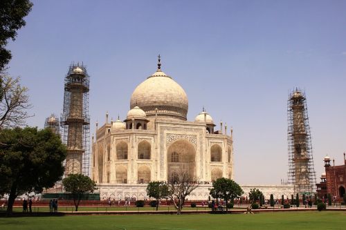 Taj, Restauravimas, Žinomas, Indija, Kelionė, Architektūra, Pastatas, Agra, Asija, Orientyras, Mahal, Rūmai