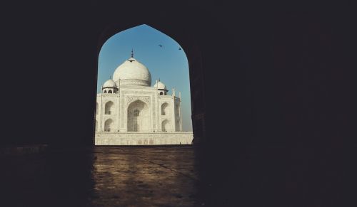 Taj, Mahal, Indija, Turistinis, Kelionės Tikslas, Architektūra, Pastatas, Struktūra, Vaizdas, Kelionė, Dangus, Durys